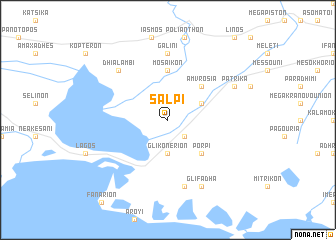 map of Sálpi