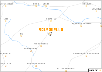 map of Salsadella