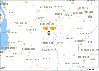 map of Salsas