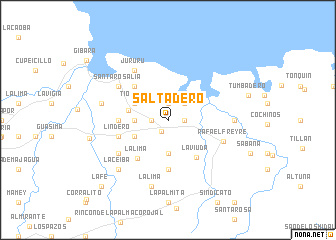 map of Saltadero