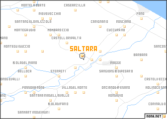 map of Saltara