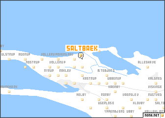 map of Saltbæk