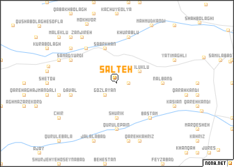 map of Sālţeh