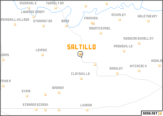 map of Saltillo