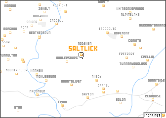 map of Salt Lick