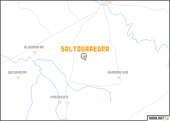 map of Salto da Pedra