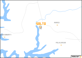 map of Salto