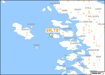 map of Saltö