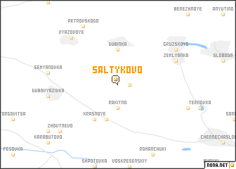 map of Saltykovo