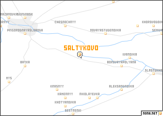 map of Saltykovo