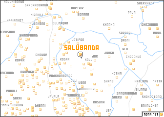 map of Sālu Bānda