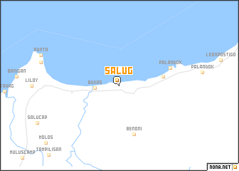 map of Salug