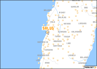 map of Salug