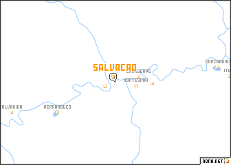 map of Salvacão