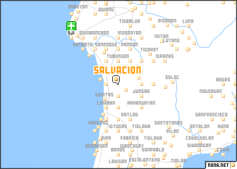 map of Salvacion