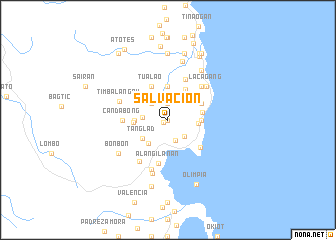 map of Salvacion