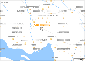 map of Salvador