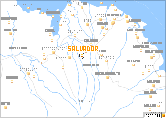 map of Salvador