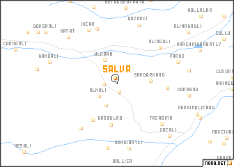 map of Şǝlvǝ