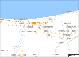 map of Salyākotī