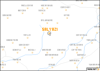 map of Salyazı
