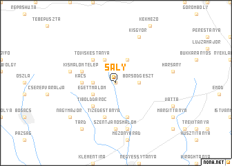 map of Sály
