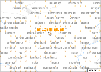 map of Salzenweiler