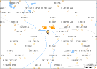 map of Salzow