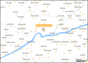 map of Samabobu