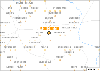 map of Samabogo