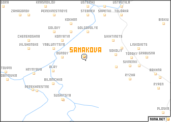 map of Samakova