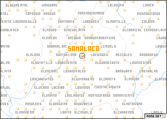 map of Samalaco