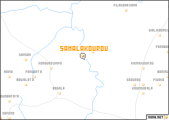 map of Samalakourou