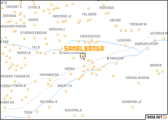 map of Samal Bānda
