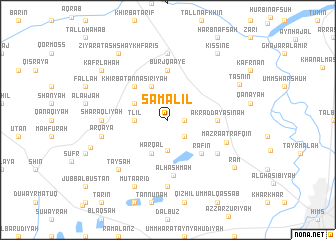 map of Sam‘alīl