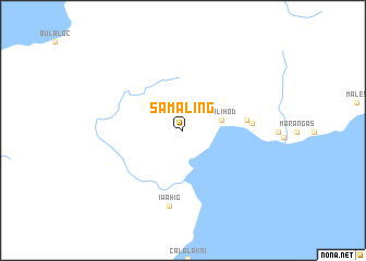 map of Samaling