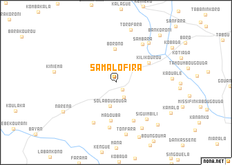 map of Samalofira