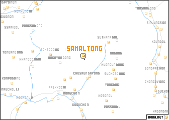 map of Samal-tong