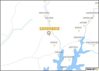 map of Samambaia