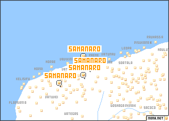 map of Samanaro