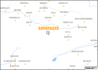 map of Samandere