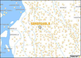 map of Samandwāla