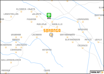 map of Samanga