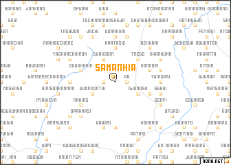 map of Samanhia