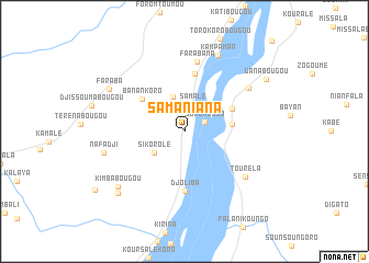 map of Samaniana