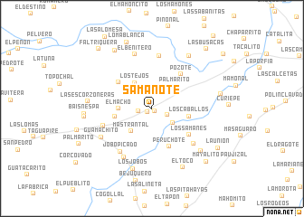 map of Samanote