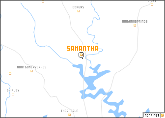 map of Samantha