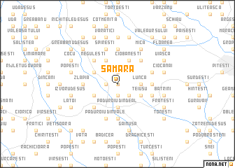 map of Sămara