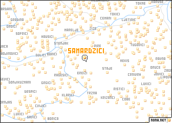 map of Samardžići