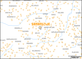 map of Samardžije